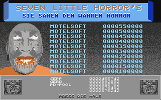 Seven Little Horrors atari screenshot